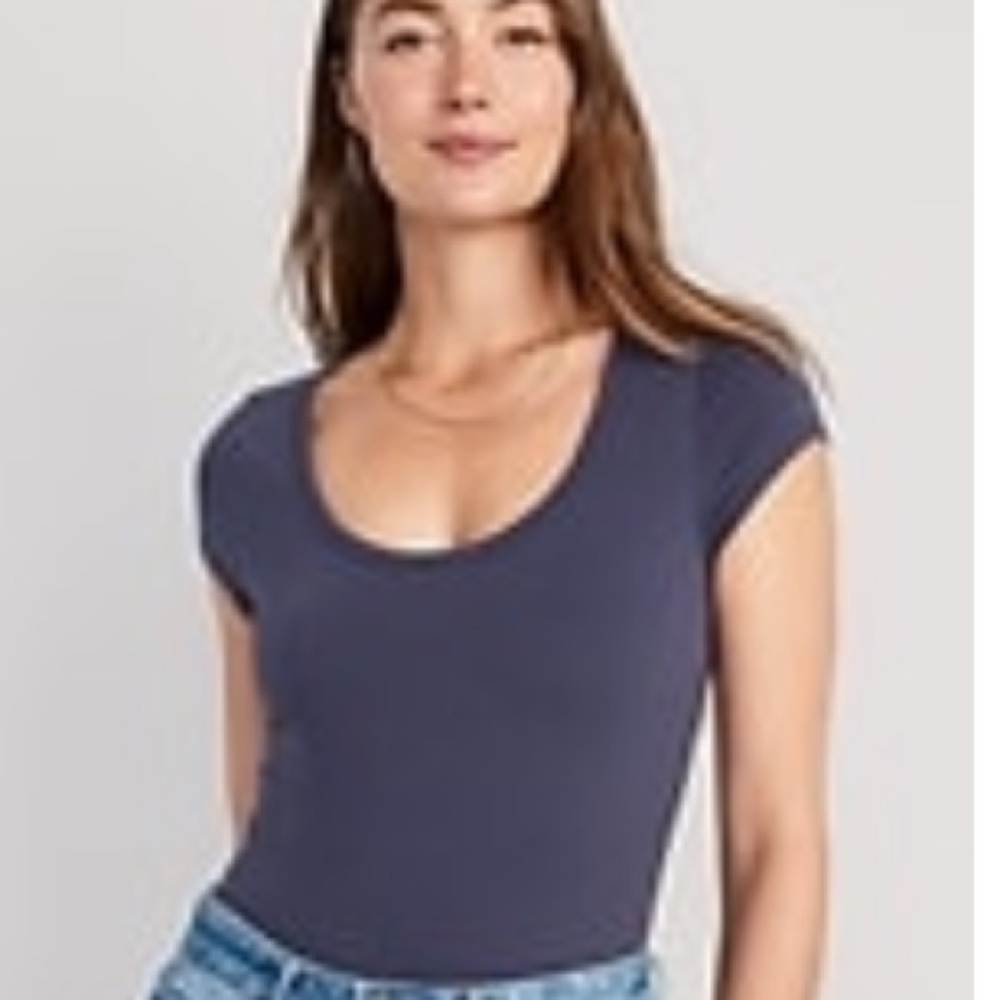Navy bodysuit